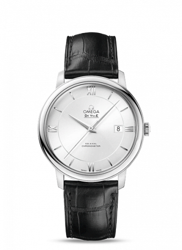 Omega De Ville Prestige Co-Axial 39.5 Stainless Steel / Silver 424.13.40.20.02.001