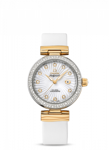 Omega LadyMatic Co-Axial 34 Stainless Steel / Yellow Gold / Diamond / MOP 425.27.34.20.55.002