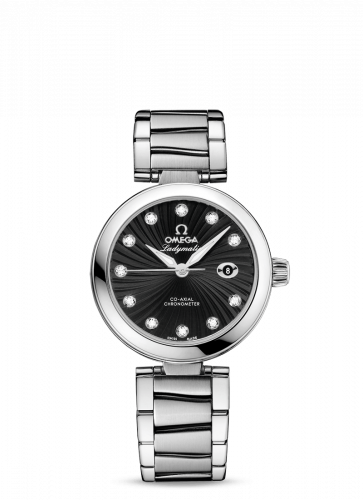 Omega LadyMatic Co-Axial 34 Stainless Steel / Black / Bracelet 425.30.34.20.51.001