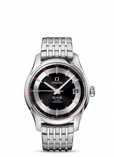 Omega De Ville Hour Vision Co-Axial Stainless Steel / Black / Bracelet 431.30.41.21.01.001