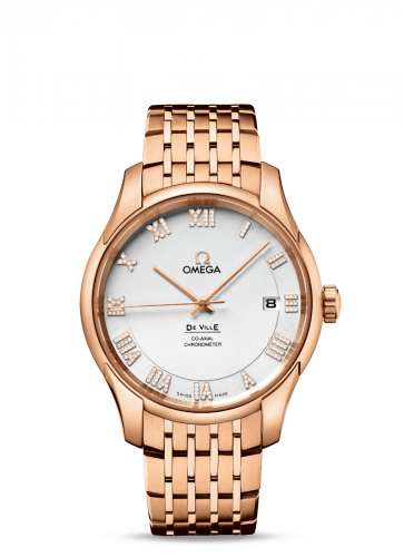 Omega De Ville Co-Axial 41 Red Gold / Silver Diamond / Bracelet 431.50.41.21.52.001