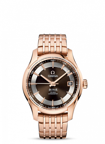 Omega De Ville Hour Vision Co-Axial Red Gold / Brown / Bracelet 431.60.41.21.13.001