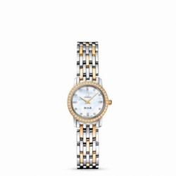 Omega De Ville Prestige Quartz 22 Two Tone Diamond / MOP / Bracelet 4375.57.00