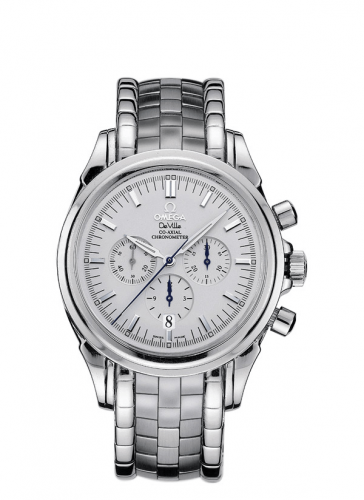 Omega De Ville Co-Axial 41 Chronograph Stainless Steel / Silver / Bracelet 4541.31.00