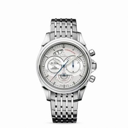 Omega De Ville Co-Axial 41 Chronoscope Stainless Steel / Silver / Bracelet 4550.30.00