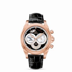 Omega De Ville Co-Axial 41 Chronoscope Red Gold / Black 4656.50.31