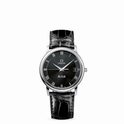 Omega De Ville Prestige Quartz 34.4 Stainless Steel / Black 4810.52.01