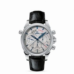 Omega De Ville Co-Axial 41 Chronoscope Rattrapante Stainless Steel / Silver 4847.30.31