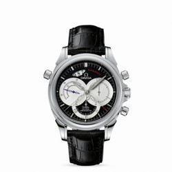 Omega De Ville Co-Axial 41 Chronoscope Rattrapante Stainless Steel / Black 4847.50.31