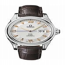 Omega De Ville Co-Axial 38.7 Big Date Stainless Steel / Silver / Jose Malhoa 4849.40.32
