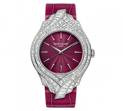 Patek Philippe Calatrava 4895 White Gold / Bordeaux 4895G-001