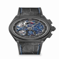 Zenith Defy El Primero 21 Black Ceramic / Skeleton / Alligator / Boutique Edition 49.9001.9004/78.R915
