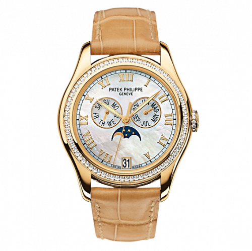 Patek Philippe Annual Calendar 4936 Yellow Gold Diamond Mother of Pearl 4936J-001