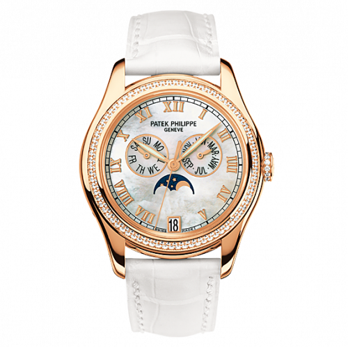 Patek Philippe Annual Calendar 4936 Rose Gold Diamond Mother of Pearl 4936R-001