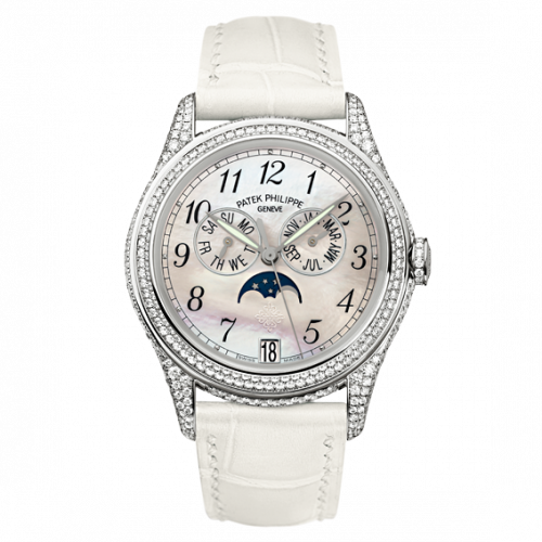 Patek Philippe Annual Calendar 4937 White Gold Diamond White Mother of Pearl 4937G-001