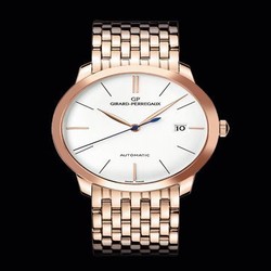 Girard-Perregaux 1966 38 Pink Gold / Silver / Bracelet 49525-52-131-52A