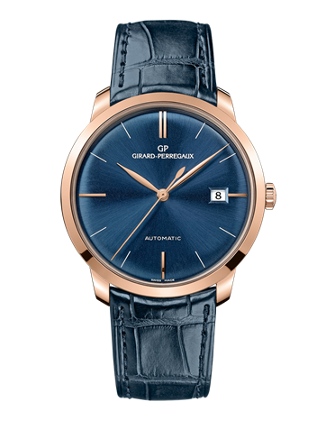 Girard-Perregaux 1966 38 Pink Gold / Blue / Alligator 49525-52-432-BB4A