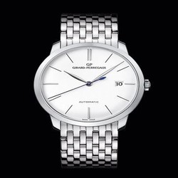 Girard-Perregaux 1966 38 White Gold / Silver / Alligator 49525-53-131-53A