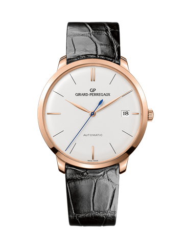 Girard-Perregaux 1966 41 Pink Gold / Silver 49527-52-131-BK6A 