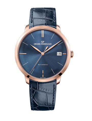 Girard-Perregaux 1966 41 Pink Gold / Blue 49527-52-431-BB4A 