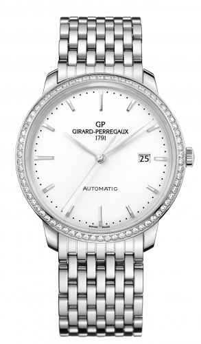 Girard-Perregaux 1966 40 Stainless Steel Bracelet Diamond 49555D11A131-11A