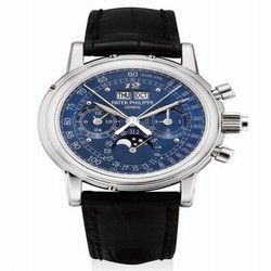 Patek Philippe Perpetual Calendar Split Seconds Chronograph 5004P Blue Eric Clapton 5004P-064