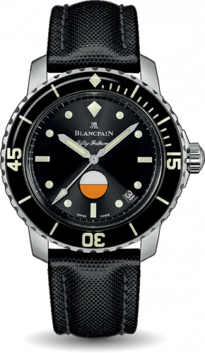 Blancpain Fifty Fathoms MIL-SPEC Stainless Steel / Black / Canvas 5008-1130-B52A