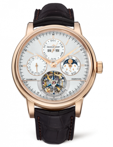 Jaeger-LeCoultre Master Grande Tradition Tourbillon Cylindrique Quantieme Perpetuel Pink Gold / Silver 5042420