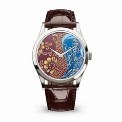 Patek Philippe Calatrava 5077P Bhutan Textiles 5077P-102