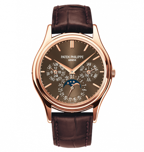 Patek Philippe Perpetual Calendar 5140 Rose Gold Brown 5140R-001