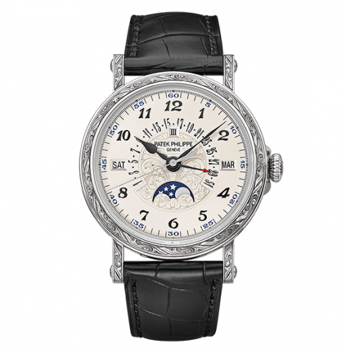 Patek Philippe Perpetual Calendar 5160 White Gold / Silver 5160/500G-001