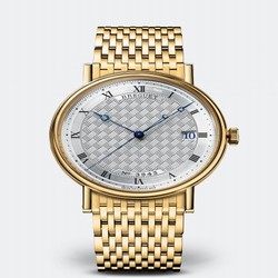 Breguet Classique 5177 Yellow Gold / Silver / Bracelet 5177BA/12/AV0