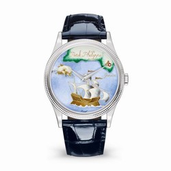 Patek Philippe Calatrava 5177G Italian Scenes / Chart of the Caribbean 5177G-012