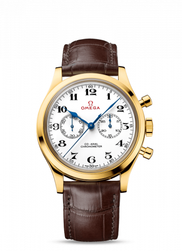 Omega Museum Collection N 10 Olympic Official Timekeeper Co-Axial Chronograph Yellow Gold 522.53.39.50.04.002