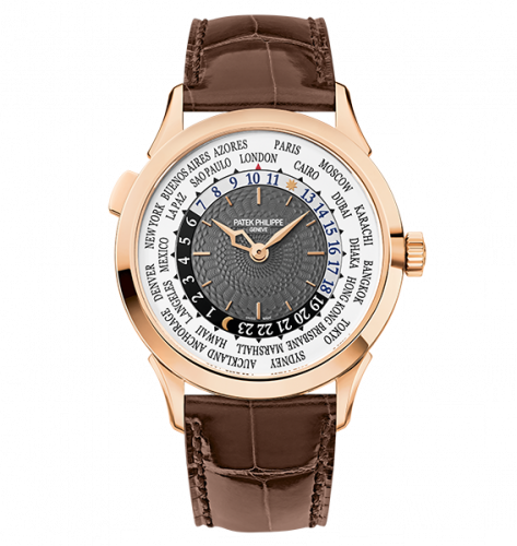 Patek Philippe World Time 5230R Rose Gold / Grey / Hong Kong 5230R-001