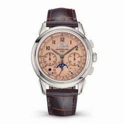 Patek Philippe Perpetual Calendar Chronograph 5270 Platinum / Salmon 5270P-001
