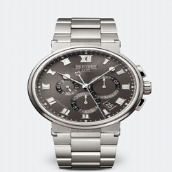 Breguet Marine Chronograph 5527 Titanium / Grey / Bracelet 5527TI/G2/TW0