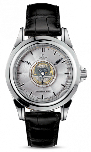 Omega De Ville Tourbillon Platinum / Silver 5943.40.31