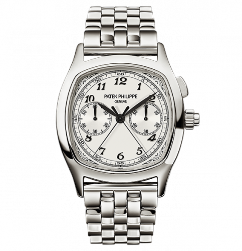 Patek Philippe Split-Seconds Chronograph 5950 Stainless Steel / Silver / Bracelet 5950/1A-001