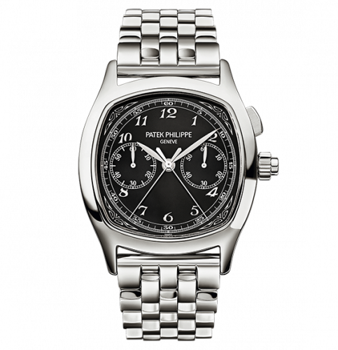 Patek Philippe Split-Seconds Chronograph 5950 Stainless Steel / Black / Bracelet 5950/1A-012
