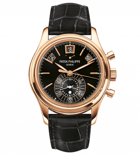 Patek Philippe Annual Calendar Chronograph 5960 Rose Gold / Black 5960R-012