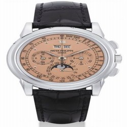 Patek Philippe Perpetual Calendar Chronograph 5970 Platinum / Pink 5970P_Roman