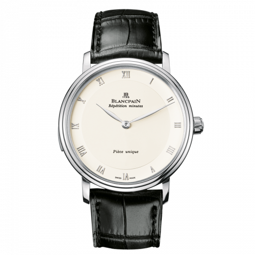 Blancpain Villeret Tourbillon Minute Repeater Automata White Gold / Opaline 6033-1542-55