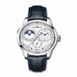 Jaeger-LeCoultre Duometre o Quantieme Lunaire 40.5 White Gold Enamel 60435E1