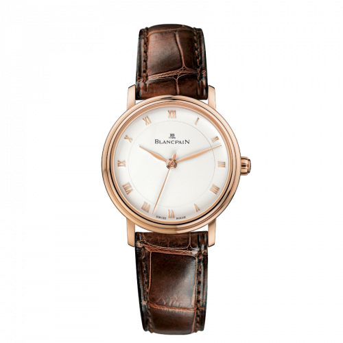 Blancpain Villeret Ultraplate Automatique Ladies Red Gold / Opaline 6102-3642-55A