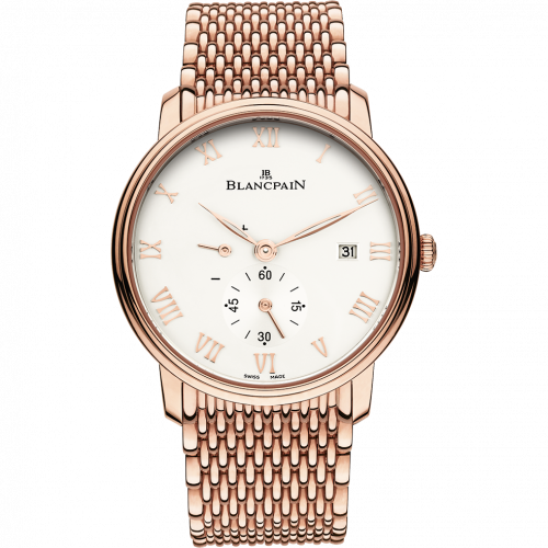 Blancpain Villeret Ultraplate Power Reserve Date Red Gold / Opaline 6606-3642-MMB