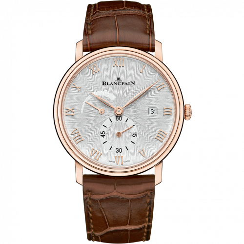 Blancpain Villeret Ultraplate Power Reserve Date Red Gold / Opaline 6606A-3642-55A