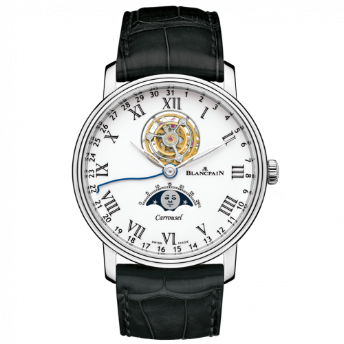 Blancpain Villeret Carrousel Phase de Lune Platinum 6622L-3431-55B