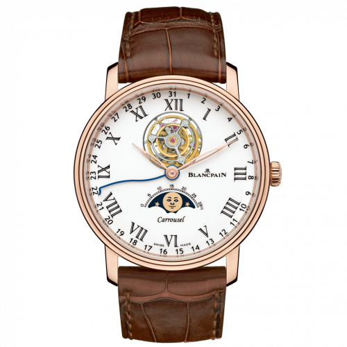 Blancpain Villeret Carrousel Phase de Lune Red Gold 6622L-3631-55B