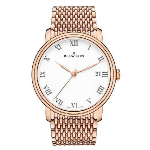 Blancpain Villeret 8 Jours Red Gold / Bracelet 6630-3631-MMB